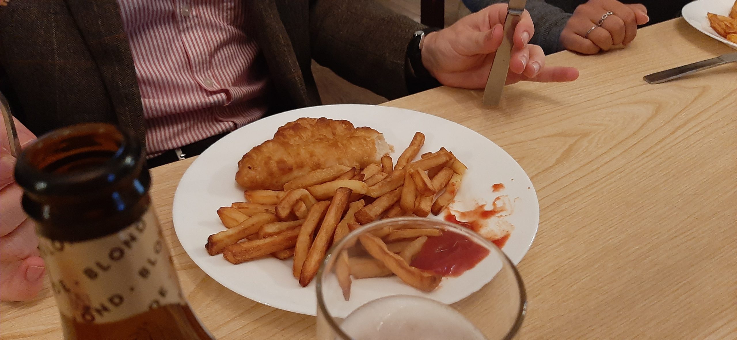 Chavagnes international College fish and chips